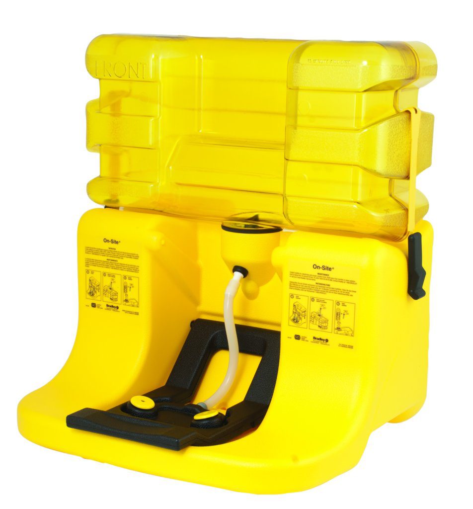 Badley On-Site Portable Gravity-Fed Eyewash Safety Fixtures | R&S 