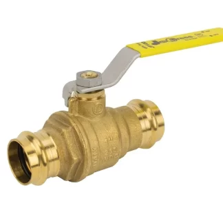 Jomar JP-100 2-piece full port brass ball valve with press connections