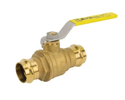 Jomar JP-100 2-piece full port brass ball valve with press connections