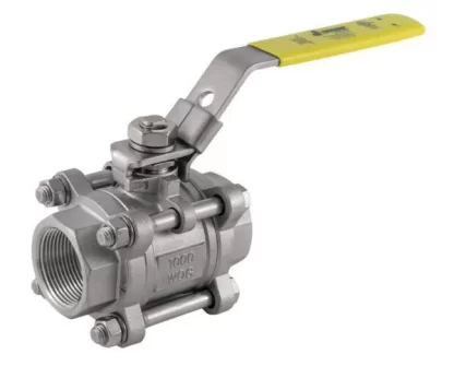 Jomar T-SS-1000N-4B 3-piece full port stainless steel threaded ball valve